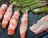 業務スーパー★肉巻き伸ばしエビフライ作り方3写真