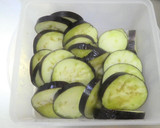 レンジなすと豚ばら炒め～よだれ鶏のたれ～作り方4写真