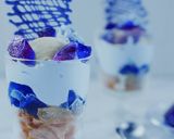 涼しい青色！ヨーグルトアイスケーキ作り方21写真
