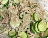 サッポロ一番！ツナきゅうのピリ辛ひや麺作り方2写真
