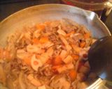 根菜ごぼうの炊き込み御飯作り方4写真