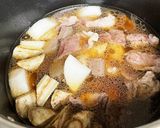 牛すじ根菜煮込み作り方8写真