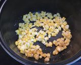 炊き込みライスのコーンクリームオムライス作り方5写真