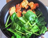 ほうれん草と焼き豆富の油淋鶏風サラダ作り方6写真