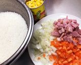 さらに簡単！炊飯器☆de☆ベーコンピラフ作り方1写真
