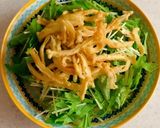 おあげさんと水菜のサラダ作り方8写真