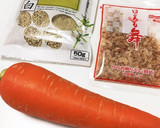 人参の塩炒め　鰹節胡麻たっぷりで！作り方1写真