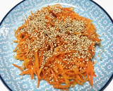 人参の塩炒め　鰹節胡麻たっぷりで！作り方7写真