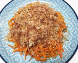 人参の塩炒め　鰹節胡麻たっぷりで！作り方8写真
