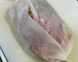 豚バラと野菜のレンチン蒸し作り方2写真