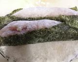 ★まるでお魚★鶏むね肉の梅しそチーズ作り方4写真