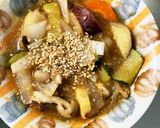 根菜スタミナごま油そうめん味温野菜サラダ作り方18写真