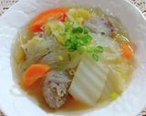 簡単☆肉団子のスープ↭↭♪作り方9写真