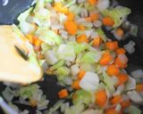 オーツミルクで作る、豆と野菜のチャウダー作り方3写真