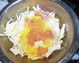 お財布お助け 親子キャベツ焼き作り方3写真