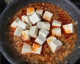 花椒辣醤たっぷり！辛旨のニラ麻婆豆腐♬作り方8写真