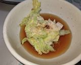 お財布お助け 親子キャベツ焼き作り方8写真