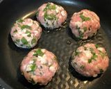 豚こまと大葉の塩だれつくね作り方3写真