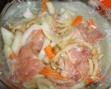 ★鶏肉と野菜のフライパン蒸し★作り方3写真