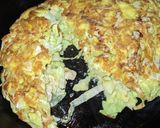 お財布お助け 親子キャベツ焼き作り方7写真