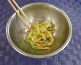 電子レンジで簡単　なすと桜えびの和え物♡作り方4写真