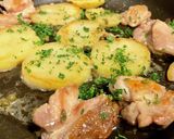 じゃがいもと鶏肉のケイパーレモンソテー作り方4写真