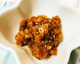 鮭缶で☆甘辛しっとりふりかけ作り方3写真