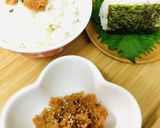 鮭缶で☆甘辛しっとりふりかけ作り方4写真