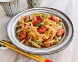 モーニングウィンナーでケチャップ焼きそば作り方6写真