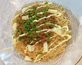 ❄︎冷やし❤️納豆チーズみそラーメン❄︎作り方6写真