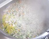 簡単☆野菜たっぷり豚肉の味噌丼　園給食作り方4写真