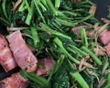 空芯菜とベーコンの炒め物☆作り方3写真