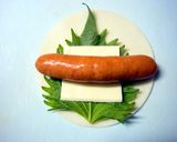 大葉チーズin餃子の皮巻き巻きソーセージ作り方2写真