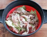 豚バラとキャベツの塩レモンうどん作り方3写真