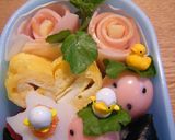 遠足のお弁当２☆キャラ弁作り方1写真