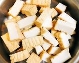 【無水鍋】厚揚げとひじきと豆の煮物作り方1写真