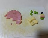 お弁当に簡単！ズボラハムチーズ！作り方1写真