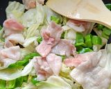 回鍋肉風焼きそば作り方7写真