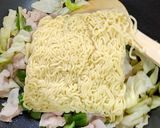 回鍋肉風焼きそば作り方8写真