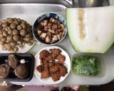 冬瓜スープ(しょうゆ味)作り方1写真