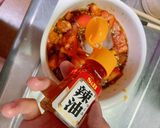 簡単！冷やし辛トマラーメン！作り方4写真