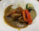 お肉ゴロゴロの夏野菜カレー作り方4写真
