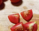 マリネトマトのサラダ作り方1写真