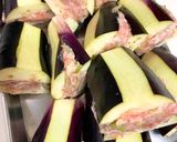 ☆茄子の挽肉挟み焼き&ピーマンの肉詰め☆作り方4写真