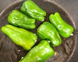 ☆茄子の挽肉挟み焼き&ピーマンの肉詰め☆作り方8写真