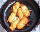 絹ごし豆富　油淋鶏（ユーリンチー）風作り方6写真