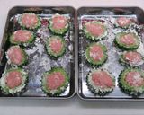 ゴーヤの肉詰めハニーマスタードソース作り方9写真
