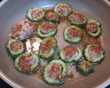 ゴーヤの肉詰めハニーマスタードソース作り方11写真