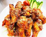 揚げないオーブンで手羽元ヤンニョムチキン作り方10写真