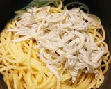 しらすのペペロンチーノ風パスタ作り方2写真